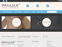 Tablet Screenshot of maxluuk.com